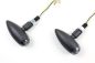 Preview: LED-Blinker MICRO-BULLET getöntes Glas schwarz