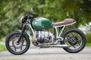 BMW Cafe Racer SE Concept Bike Classic Silver Green