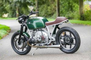 BMW Cafe Racer SE Concept Bike Classic Silver Green