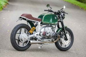 BMW Cafe Racer SE Concept Bike Classic Silver Green