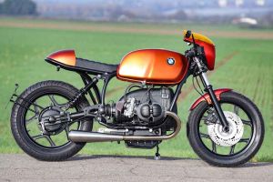 BMW Cafe Racer SE Concept Bike beaming orange