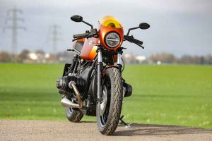 BMW Cafe Racer SE Concept Bike beaming orange