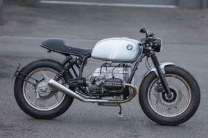 BMW Cafe Racer Concept Bike Special Silver