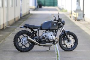BMW R65 R80 R100 Monolever 2-2 Auspuffanlage hochgelegt mit ABE