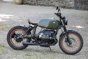 BMW Bobber SE Concept Bike Twinshock green Edition