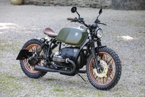 BMW Bobber SE Concept Bike Twinshock green Edition