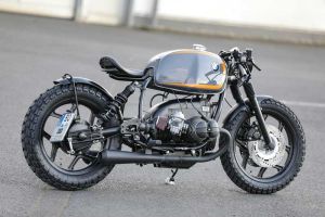 BMW Bobber SE Concept Bike Racer Edition gray orange #3
