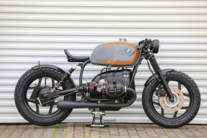BMW Bobber SE Concept Bike Racer Edition gray orange