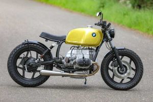 BMW R65 R80 R100 Monolever Bobber 2-2 Slipon Auspuffanlage mit ABE