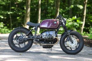 BMW Bobber SE Concept Bike Old Fashion purple