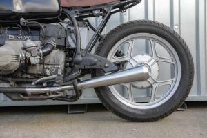 BMW R65 R80 R100 Monolever 2-1 Auspuffanlage für originale Halterung mit ABE