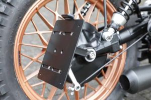 BMW R65 R75 R80 R90 R100 Twinshock Kennzeichenträger seitlich mit TÜV