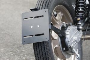 SE Monolever Twinshock Kennzeichenträger mittig mit TÜV Gutachten f. BMW R45 R65 R80 R100