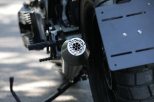 BMW K100 Slipon Auspuffanlage mit ABE