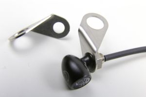 Kellermann Atto Adapterplatten schwarz für Montage an Brems-/Kupplungshebel