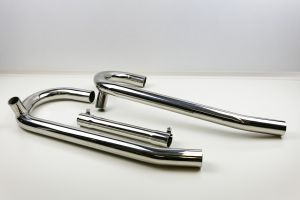 BMW R60 R75 R80 R90 R100 Twinshock Krümmer 38mm mit Interferenzrohr
