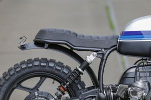 BMW R65 R80 R100 Monolever Heckrahmen mit Stufe 1-Person mit TÜV freitragend