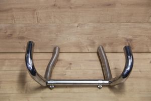 BMW R80 R100 Monolver mit Ölkühler Edelstahl Krümmer mit Interferenzrohr