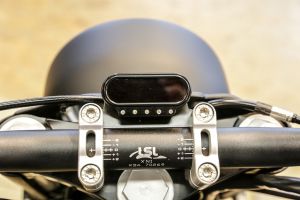 Motogadget motoscope mini combi frame housing with indicator lights