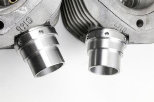 Ansaugstutzen (Paar) Aluminium für Delorto Vergaser