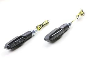 LED Blinker MULTIFACE getöntes Glas