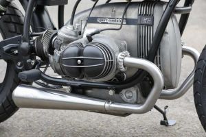 BMW R80 R100 Monolever Bobber Short 2-2 Komplettanlage mit ABE