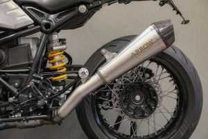 BMW R nineT 14-20 Auspuff Arrow X-Kone Slip on mit ABE hohe Montage