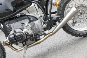 BMW R80 R100 Parlever Edelstahl 2-1 Auspuffanlage mit ABE