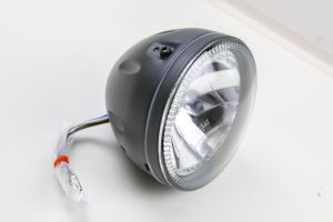 Scheinwerfer 5 3/4 Zoll seitliche Befestigung black