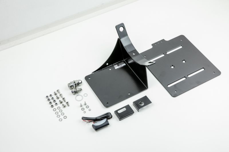 BMW R65 R80 R100 Monolever Twinshock Kennzeichenträger seitlich mit TÜV Gutachten
