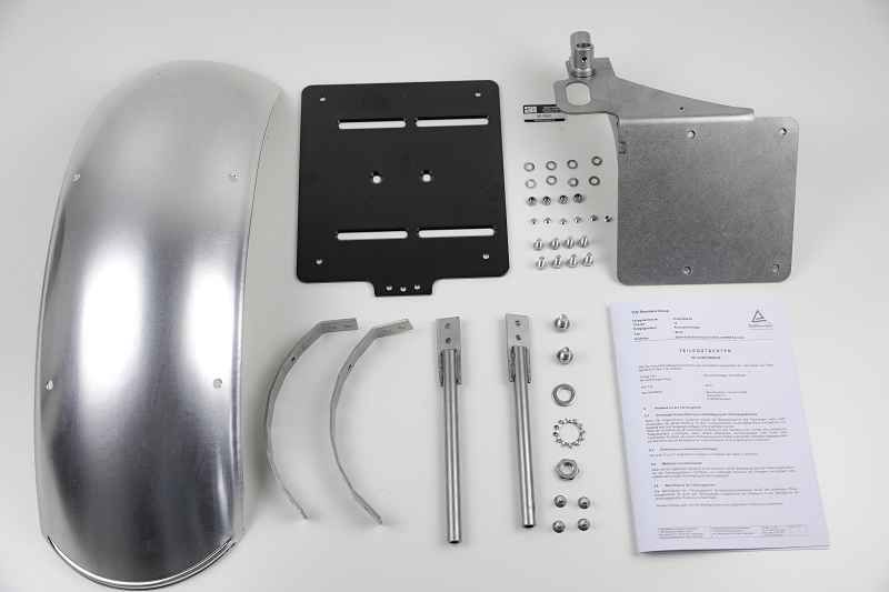 BMW Paralever Bobber Schutzblech Kennzeichenhalter Kit mit TÜV Gutachten