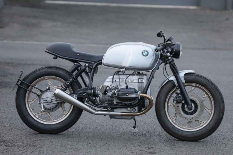 BMW Cafe Racer Concept Bike Special Silver