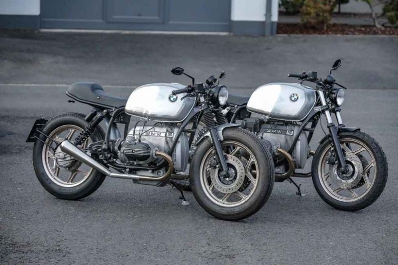 BMW Cafe Racer Concept Bike Special Silver