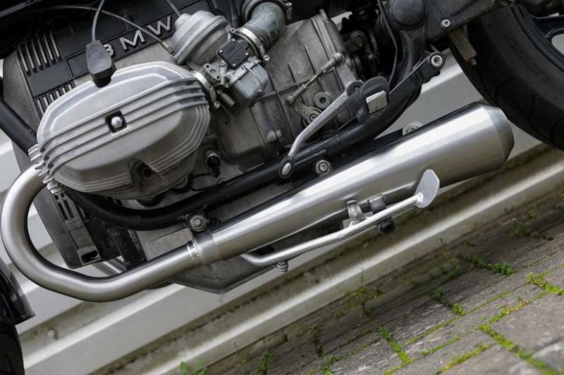 BMW R65 Monolever Bobber Short 2-2 Komplettanlage mit ABE