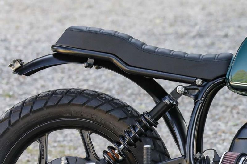 BMW R45 R65 R80 R100 Monolever Heckumbau Kit mit Stufe für 2-Personenbetrieb mit TÜV Gutachten
