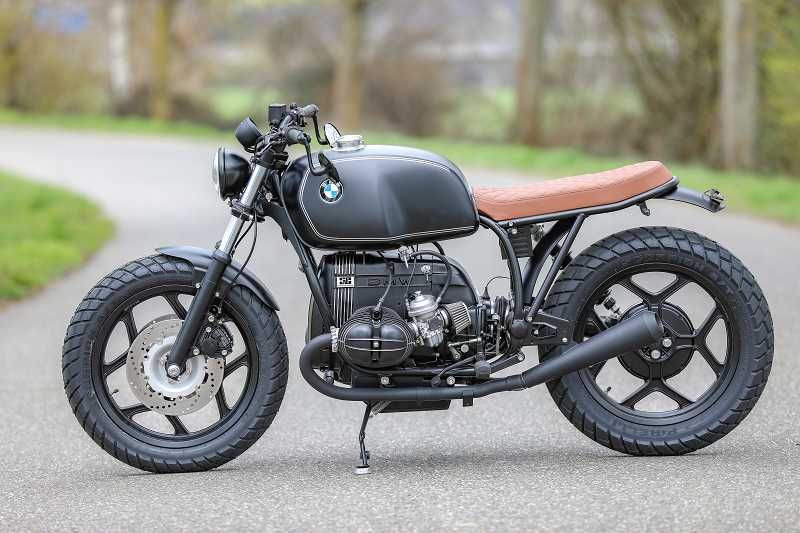 BMW R65 R80 R100 Monolever 2-1 Auspuff slip on hoch mit ABE