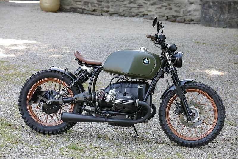 BMW Bobber SE Concept Bike Twinshock green Edition