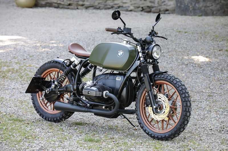 BMW Bobber SE Concept Bike Twinshock green Edition