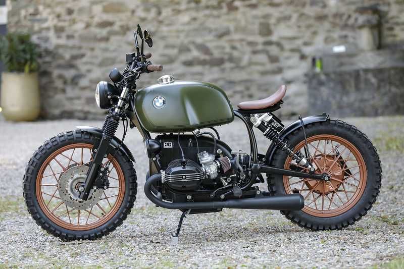 BMW Bobber SE Concept Bike Twinshock green Edition