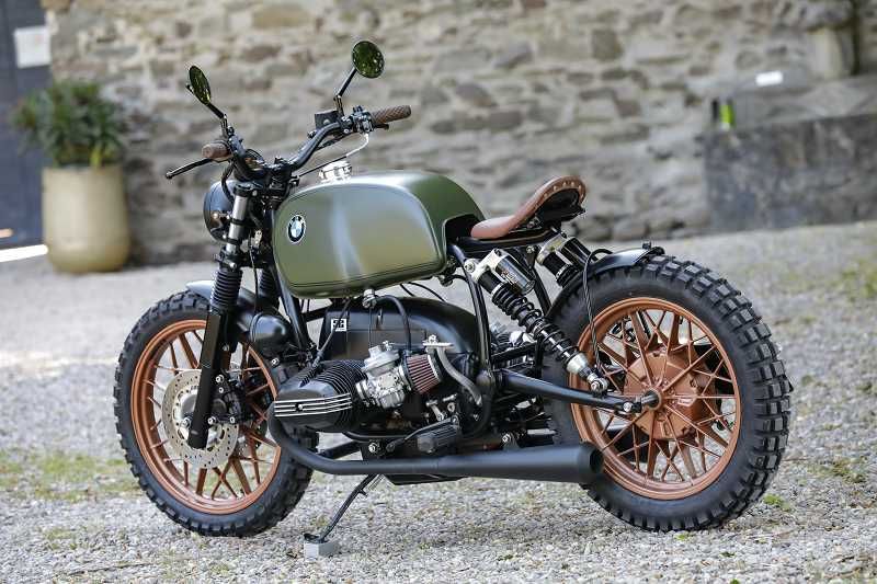BMW Bobber SE Concept Bike Twinshock green Edition