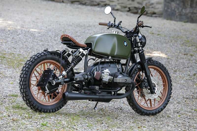 BMW Bobber SE Concept Bike Twinshock green Edition