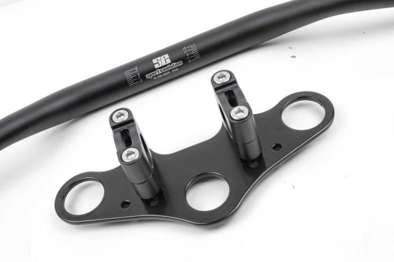 BMW R80 R100 Monolever 28,6mm Lenker Umbau Kit f. originale Gabelbrücken mit TÜV