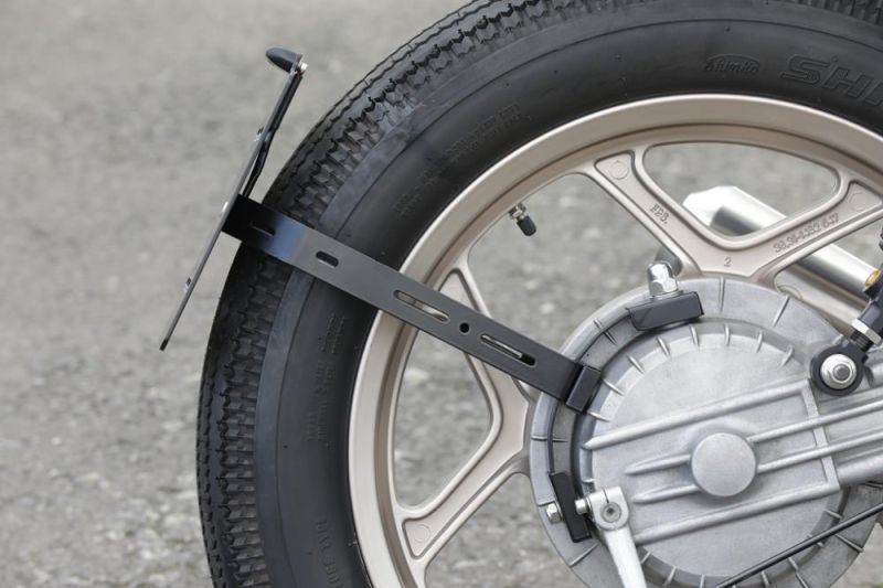 SE Monolever Twinshock Kennzeichenträger mittig mit TÜV Gutachten f. BMW R45 R65 R80 R100