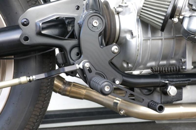 SE Fußrasten-Komplettanlage für BMW R65 R80 R100 Monolever