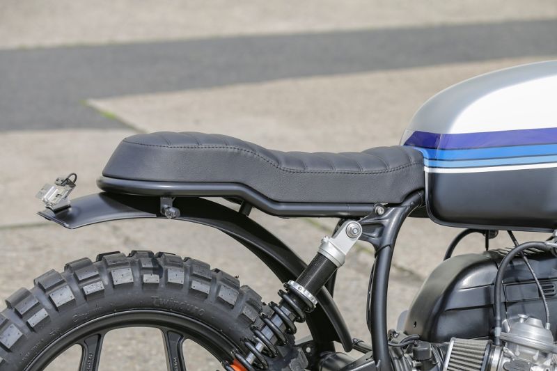 BMW R65 R80 R100 Monolever 1-Pers. mit Stufe Heckumbau-Kit freitragend mit TÜV