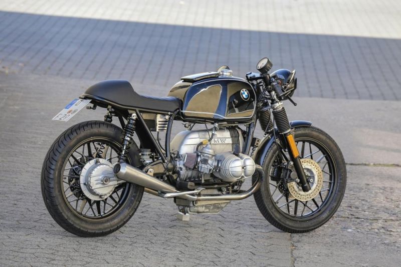 BMW R75 R80 R90 R100 Twinshock 1-Pers. Cafe Racer Heckumbau Kit mit TÜV