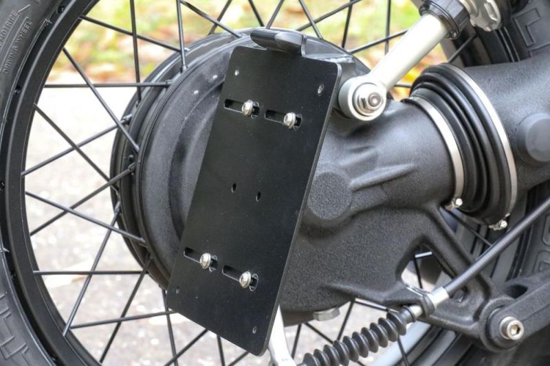BMW R80R R100R Paralever Kennzeichenträger seitlich