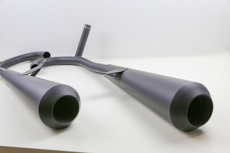UPGRADE Auspuffanlage komplett schwarz matt keramikbeschichten