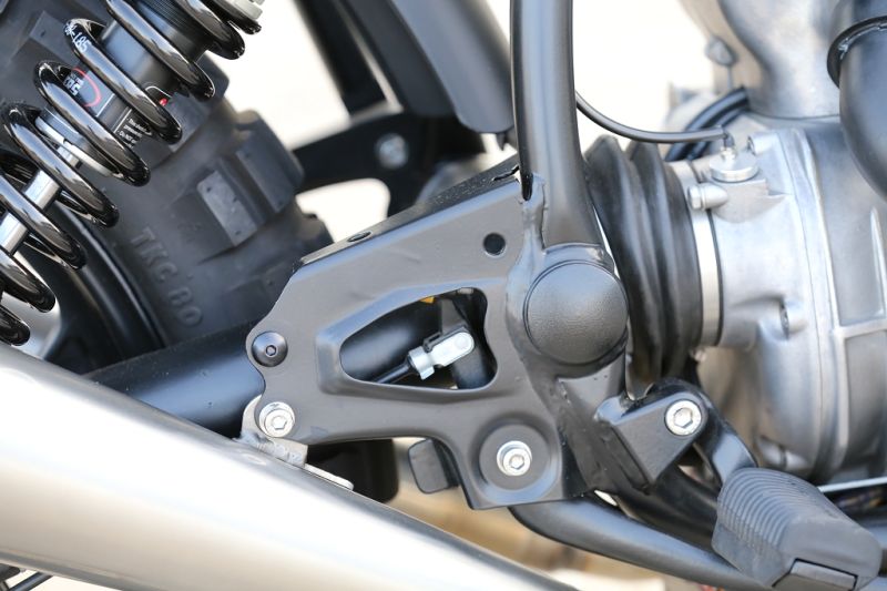 BMW R65 R80 R100 Monolever 2-2 Auspuffanlage hochgelegt mit ABE