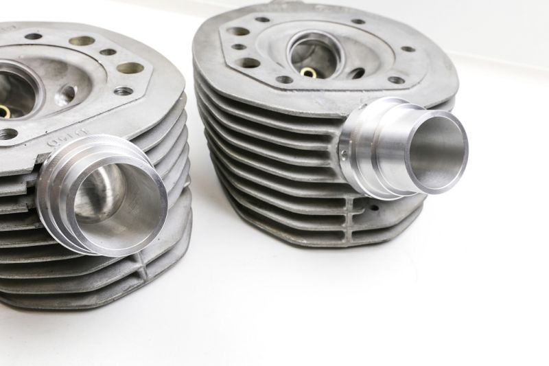 Ansaugstutzen (Paar) Aluminium für Delorto Vergaser